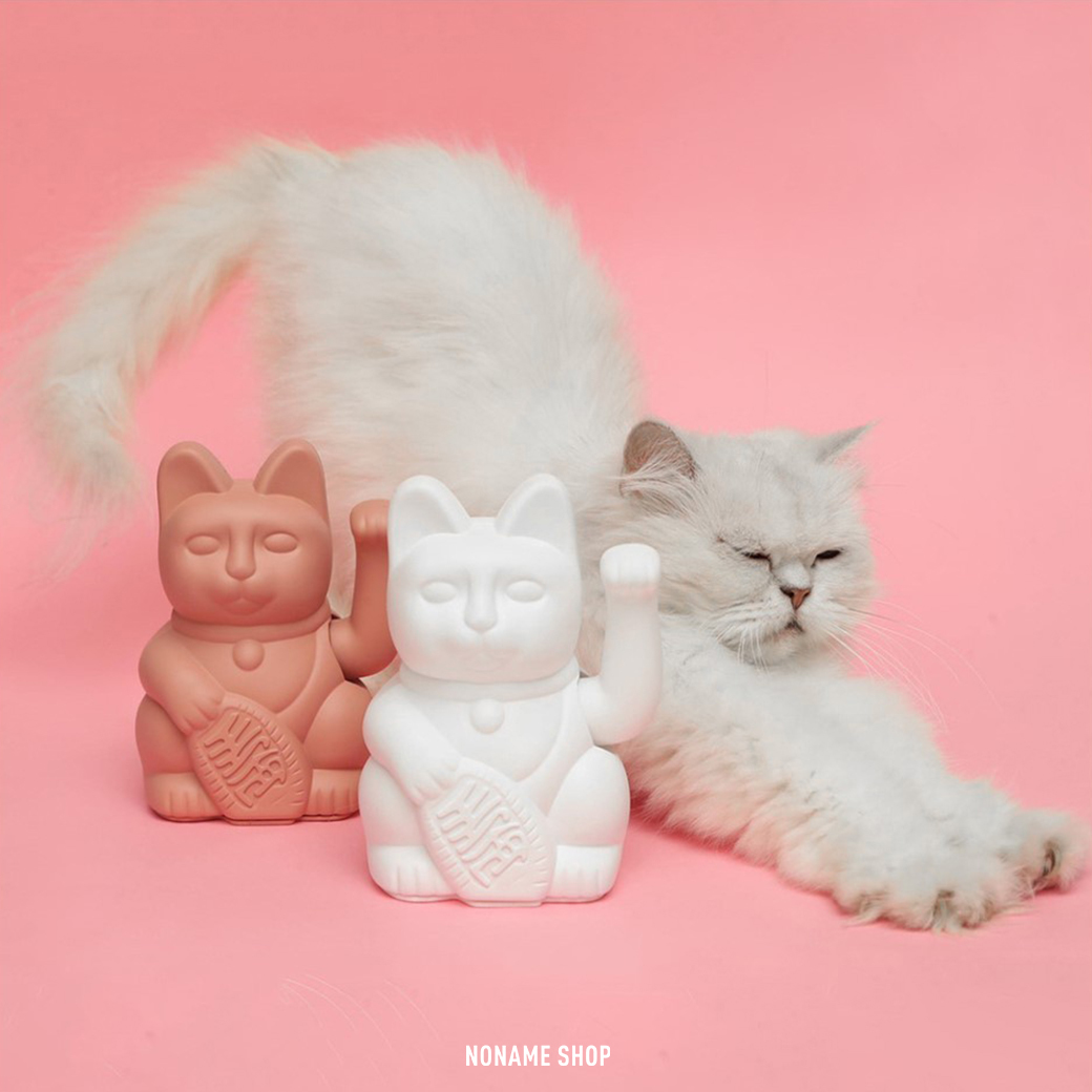 DONKEY Lucky Cat 招手 招財貓 幸運貓 粉