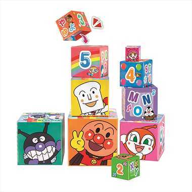 麵包超人嬰兒數字及日文疊疊盒