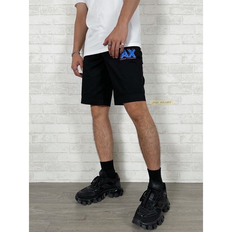 Armani Exchange AX 側邊字母Logo 休閒短褲 套裝