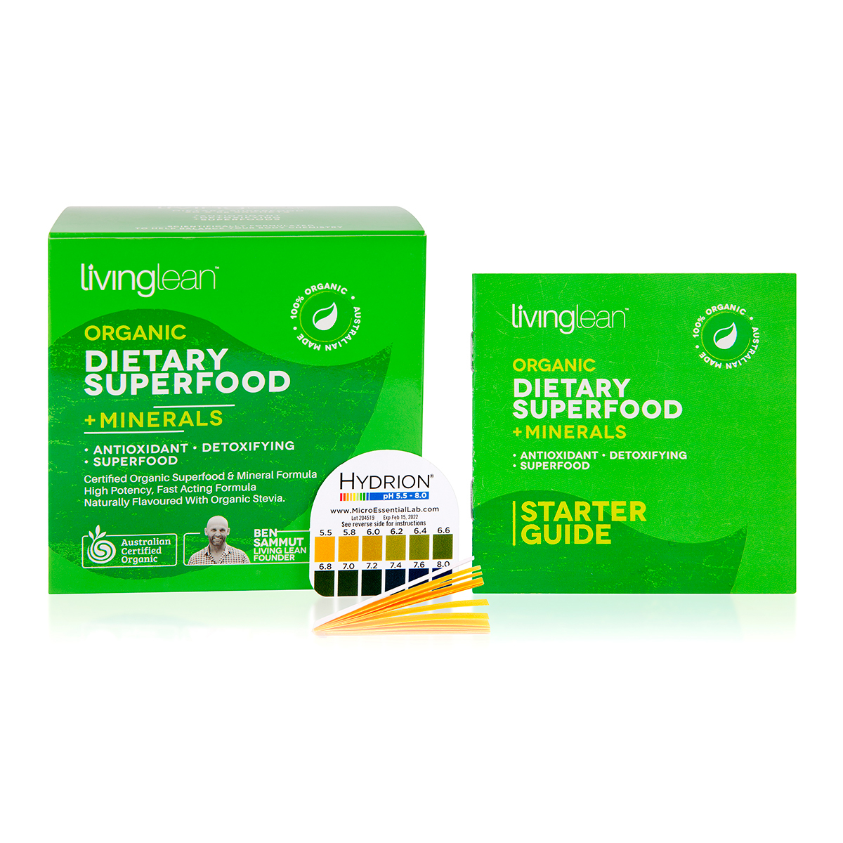 Living Lean 有機膳食高纖粉+礦物質  (原味) 8g*20pcs