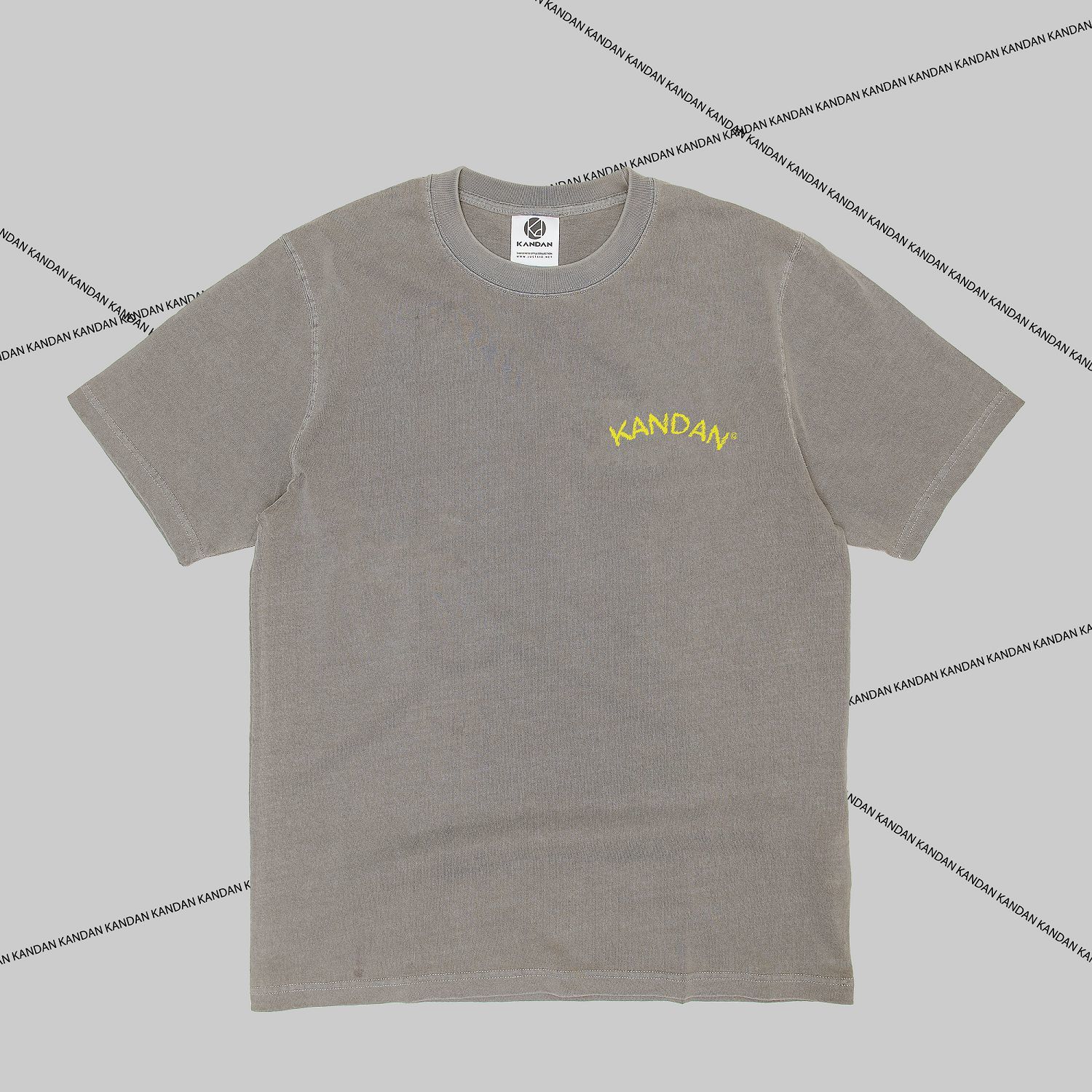 KID ® KANDAN系列 水洗短T 淺灰
