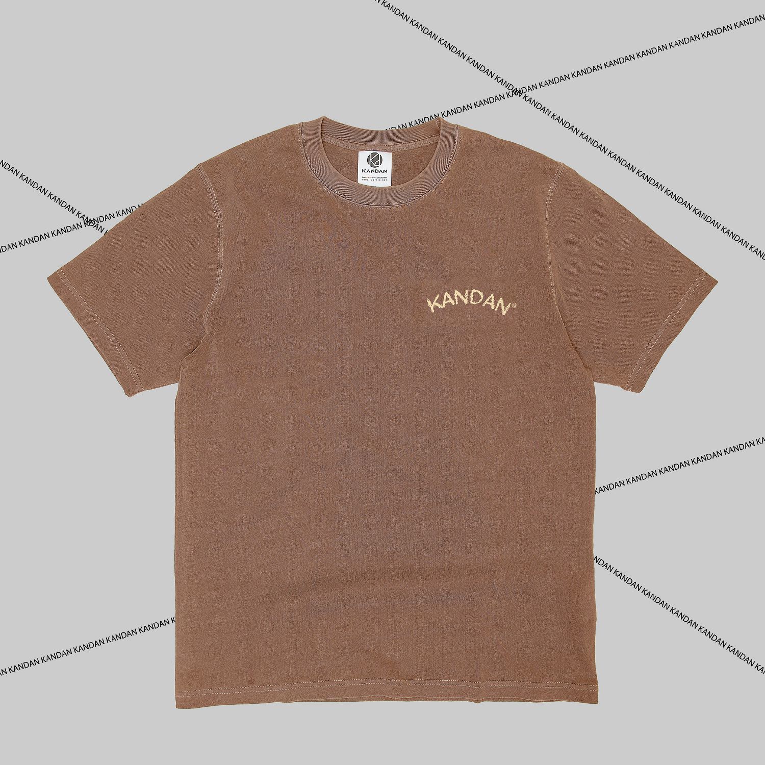 KID ® KANDAN系列 水洗短T 棕