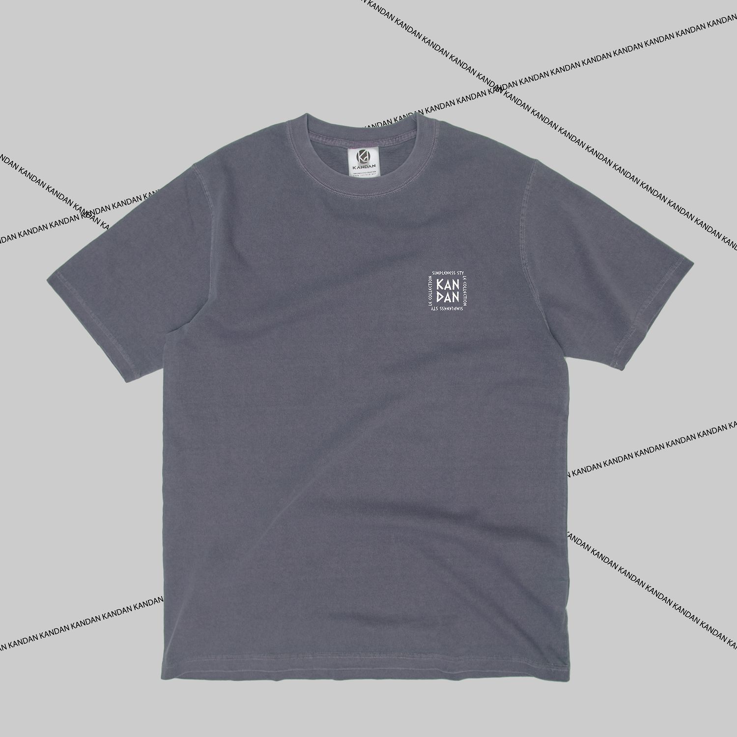 KID ® KANDAN系列 水洗短T 深灰