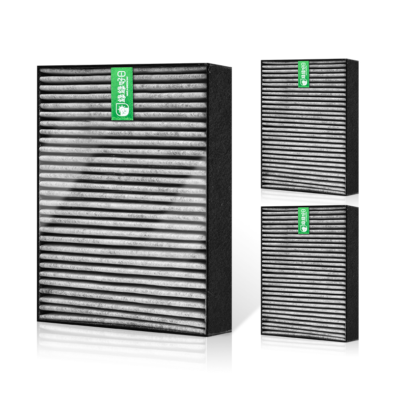【抗敏三入組】綠綠好日 HEPA濾芯 適用 Amway 安麗 車用空氣清淨機