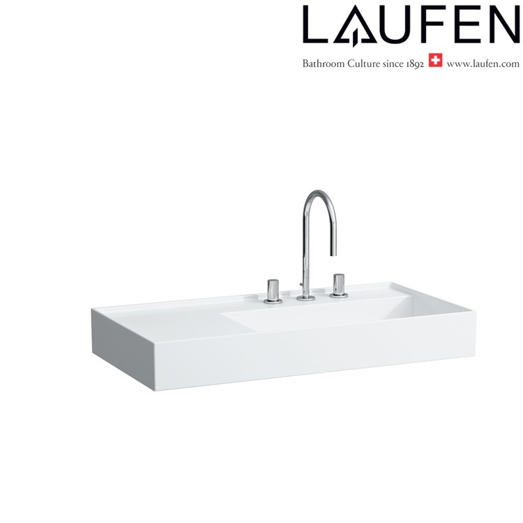 Laufen "Kartell by LAUFEN" 8.1033.9.000.111.1 Countertop or Wall Hung Washbasin with 1 Tap Hole *SaphirKeramik*