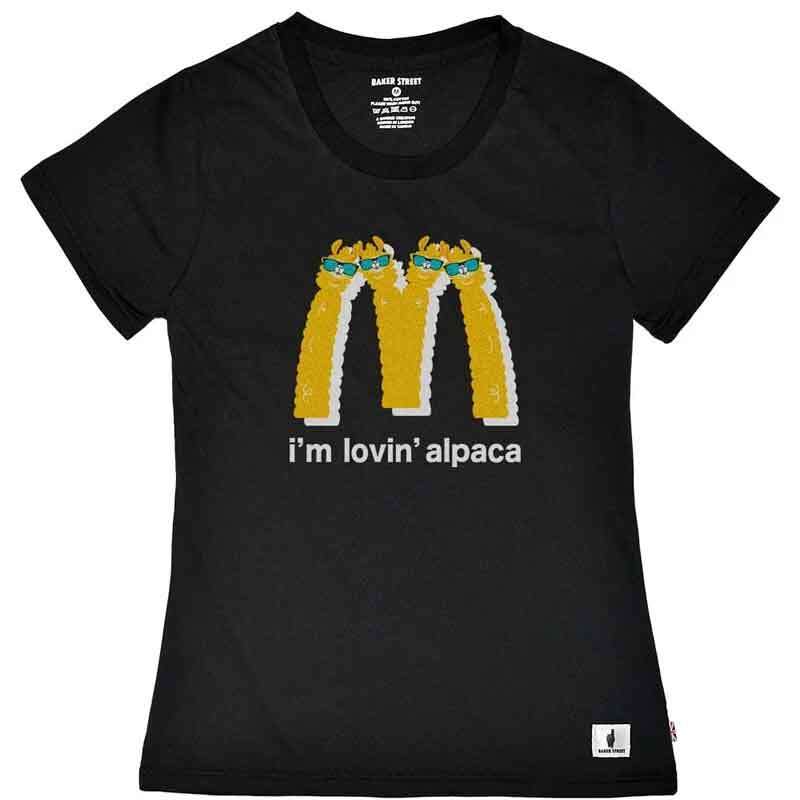 I'm Lovin' Alpaca 麥當駝 女版短T