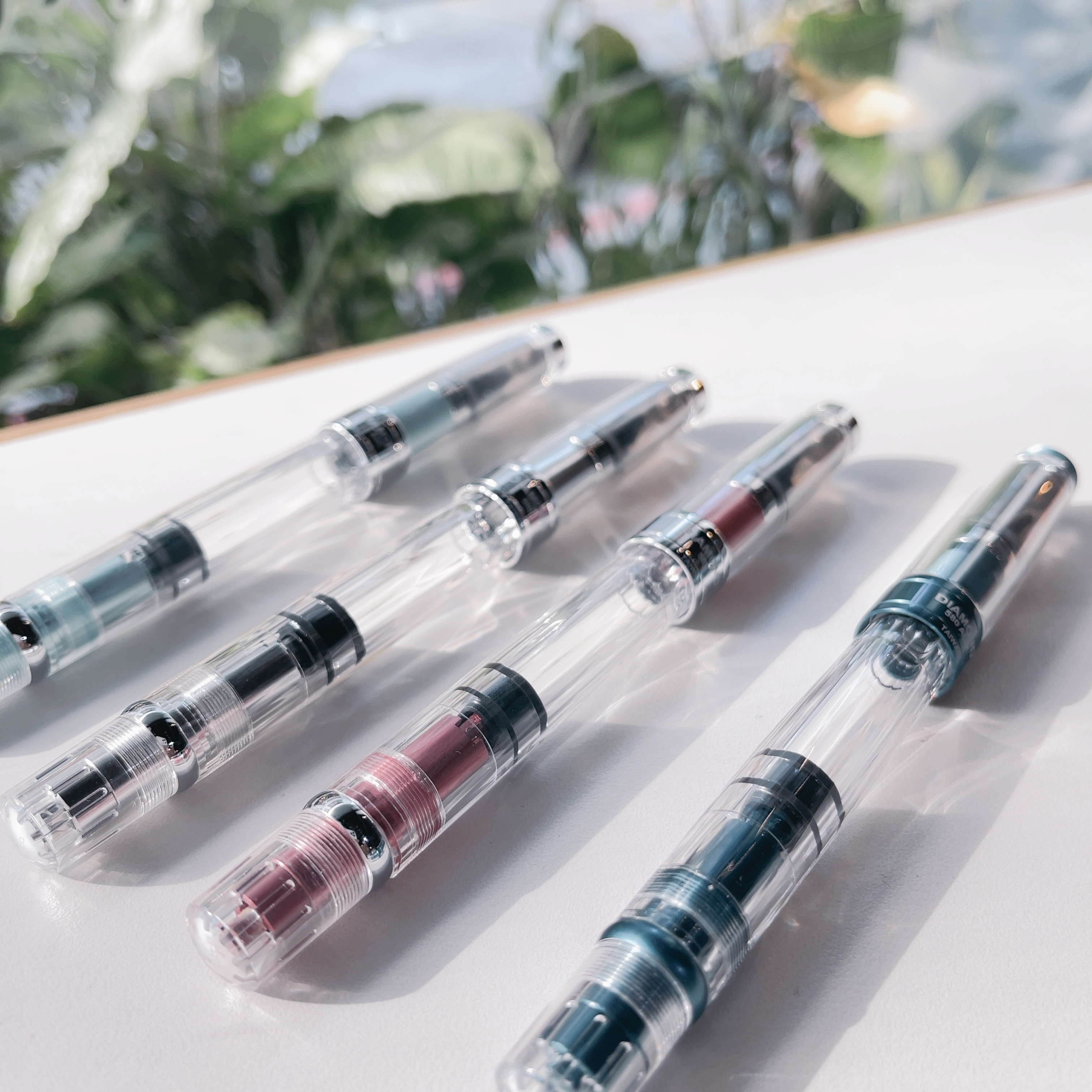 三文堂 580AL 透明活塞鋼筆