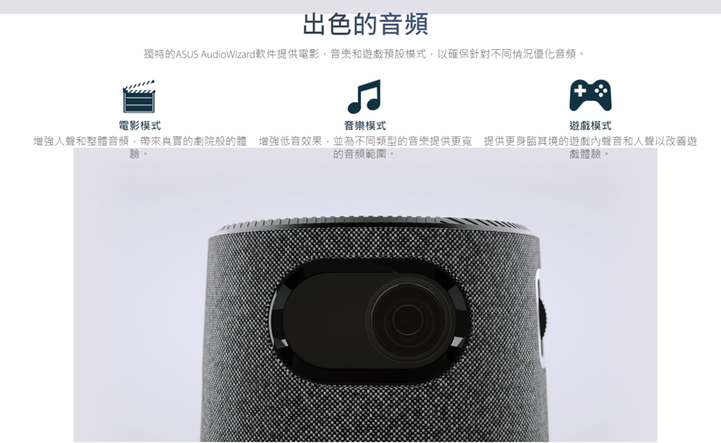 ASUS ZenBeam Latte 可攜式LED投影機
