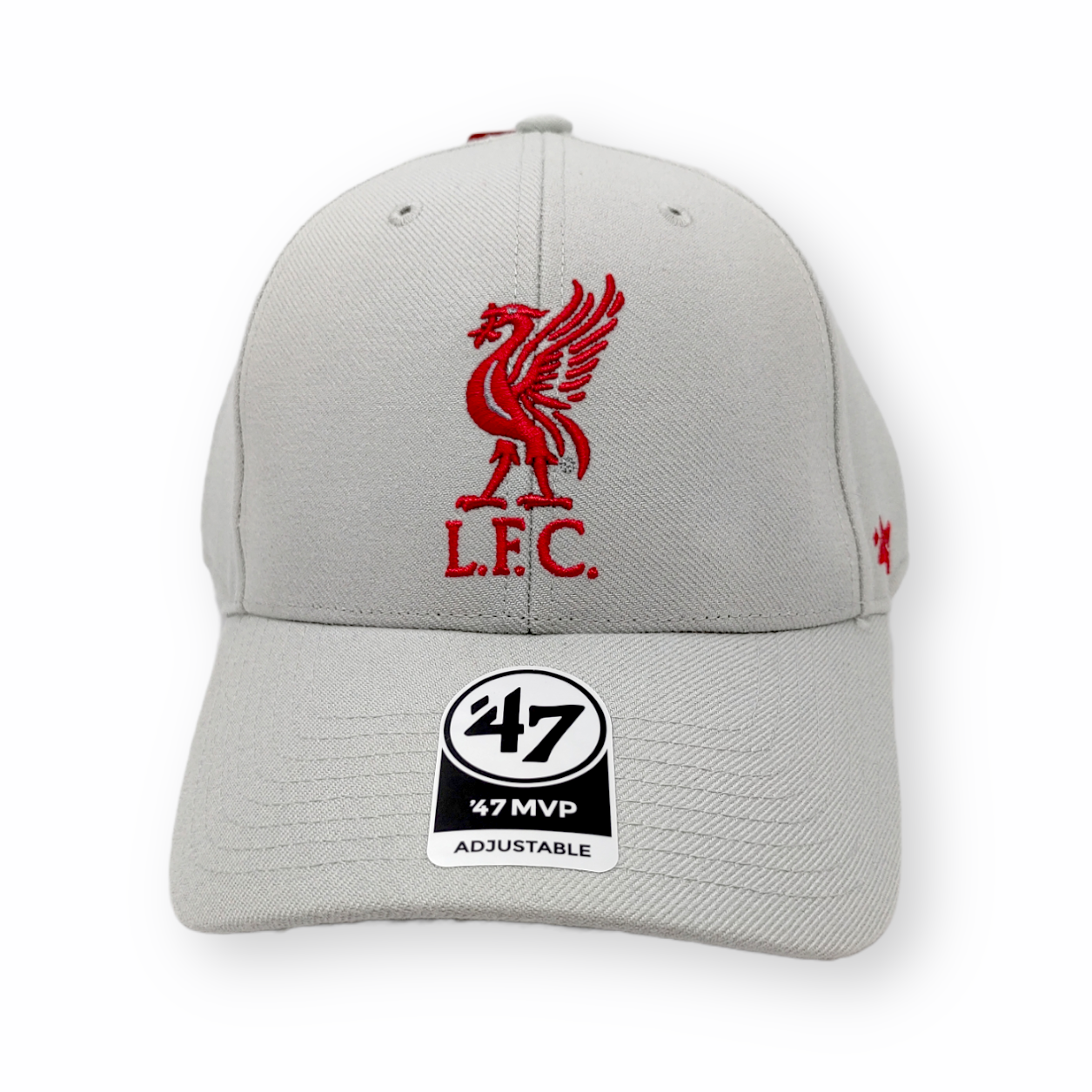 利物浦灰色紅LFC 47系列MVP會徽棒球帽