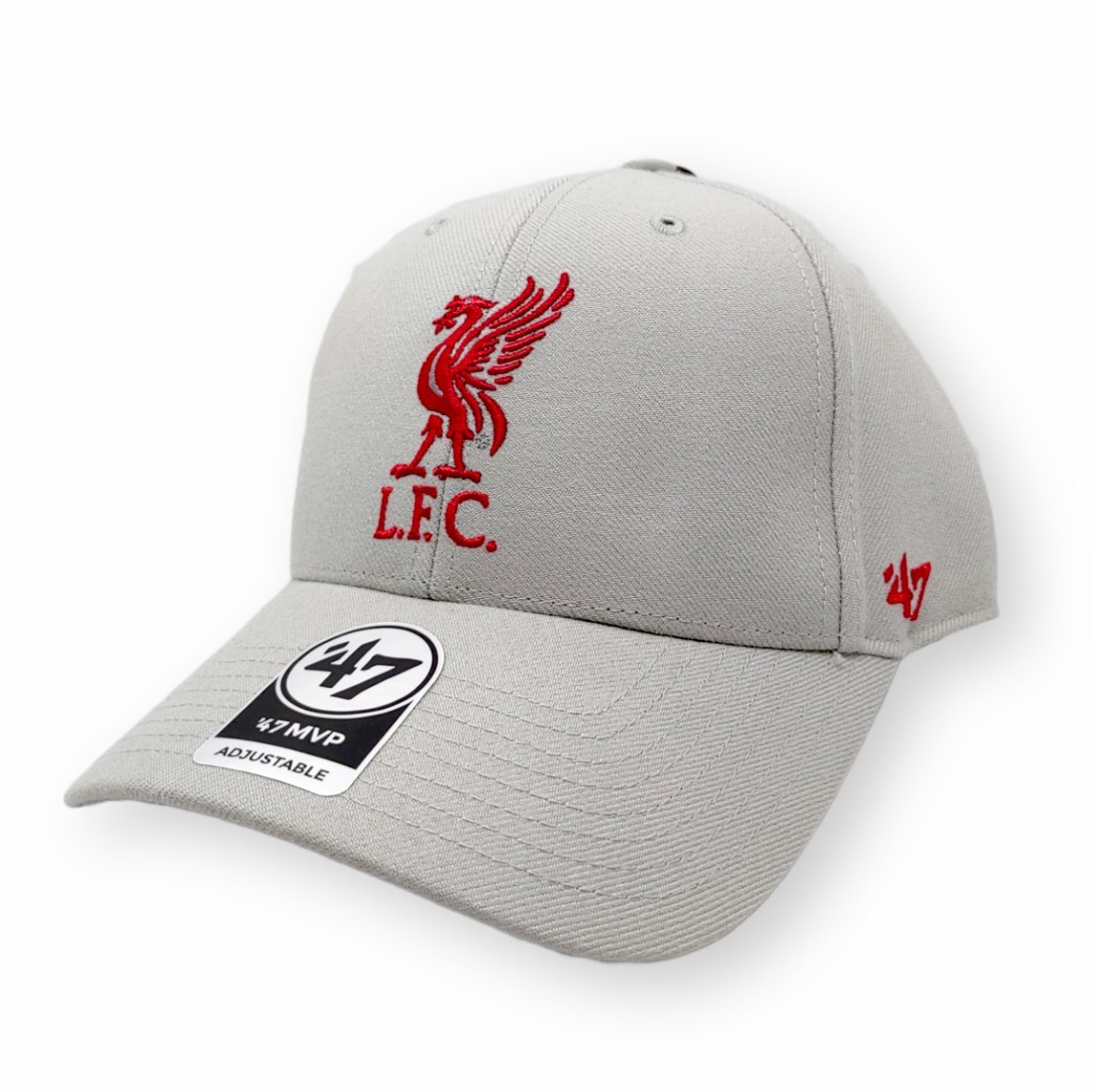 利物浦灰色紅LFC 47系列MVP會徽棒球帽
