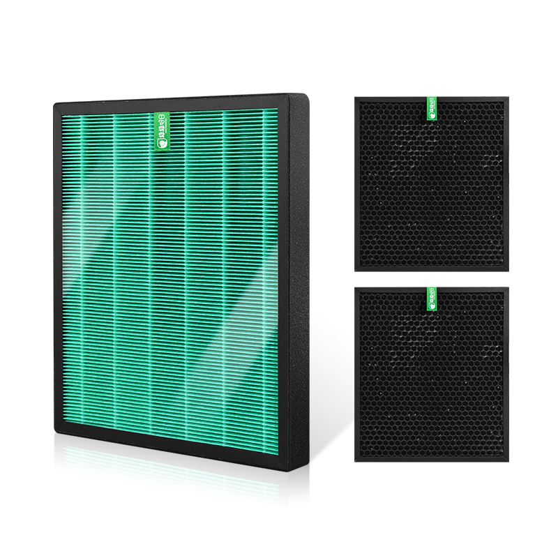 【抗菌二年組】綠綠好日 HEPA濾芯 蜂巢顆粒活性碳 適用 COWAY AP-1516D 清淨機 空氣清淨機