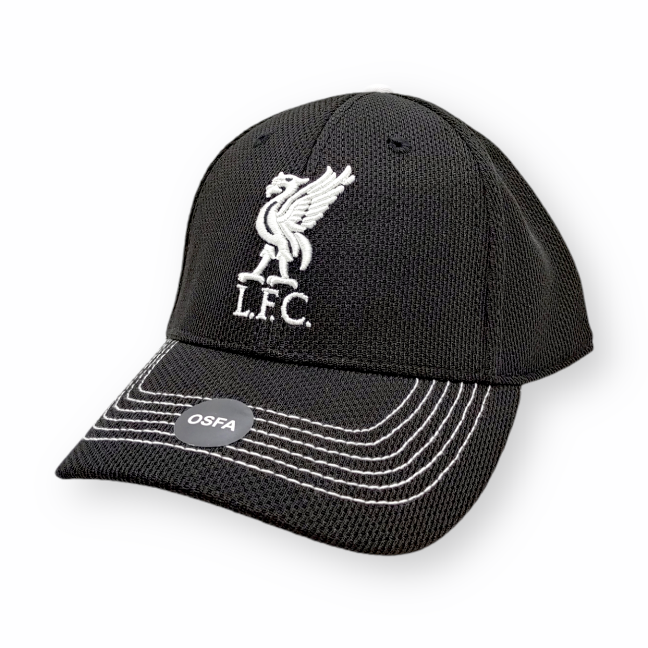 利物浦黑色白LFC會徽線帽