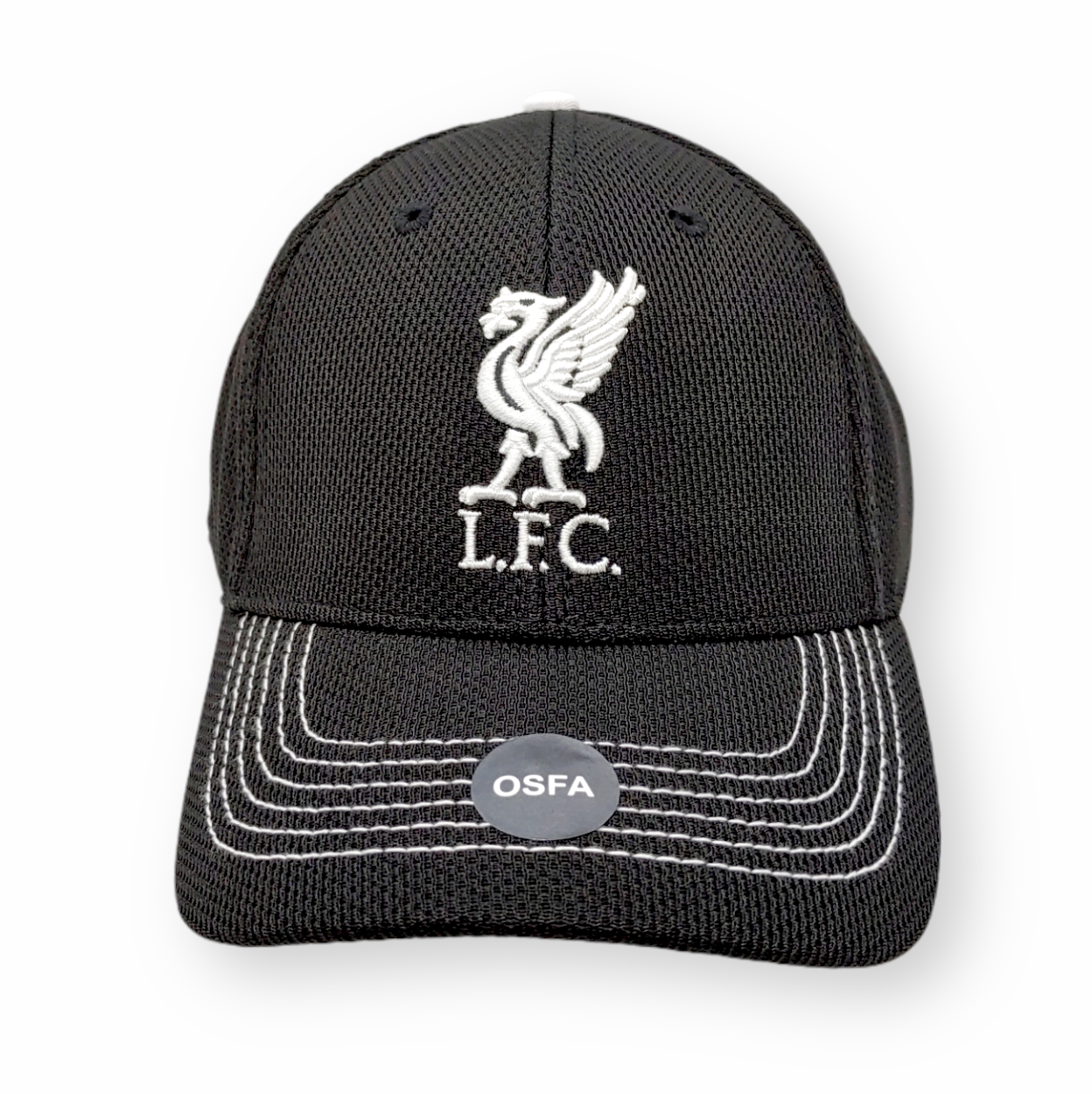 利物浦黑色白LFC會徽線帽
