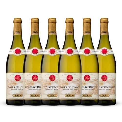 E.Guigal Cotes du Rhone Blanc 2023 (JS90) - 6 Bottle Pack