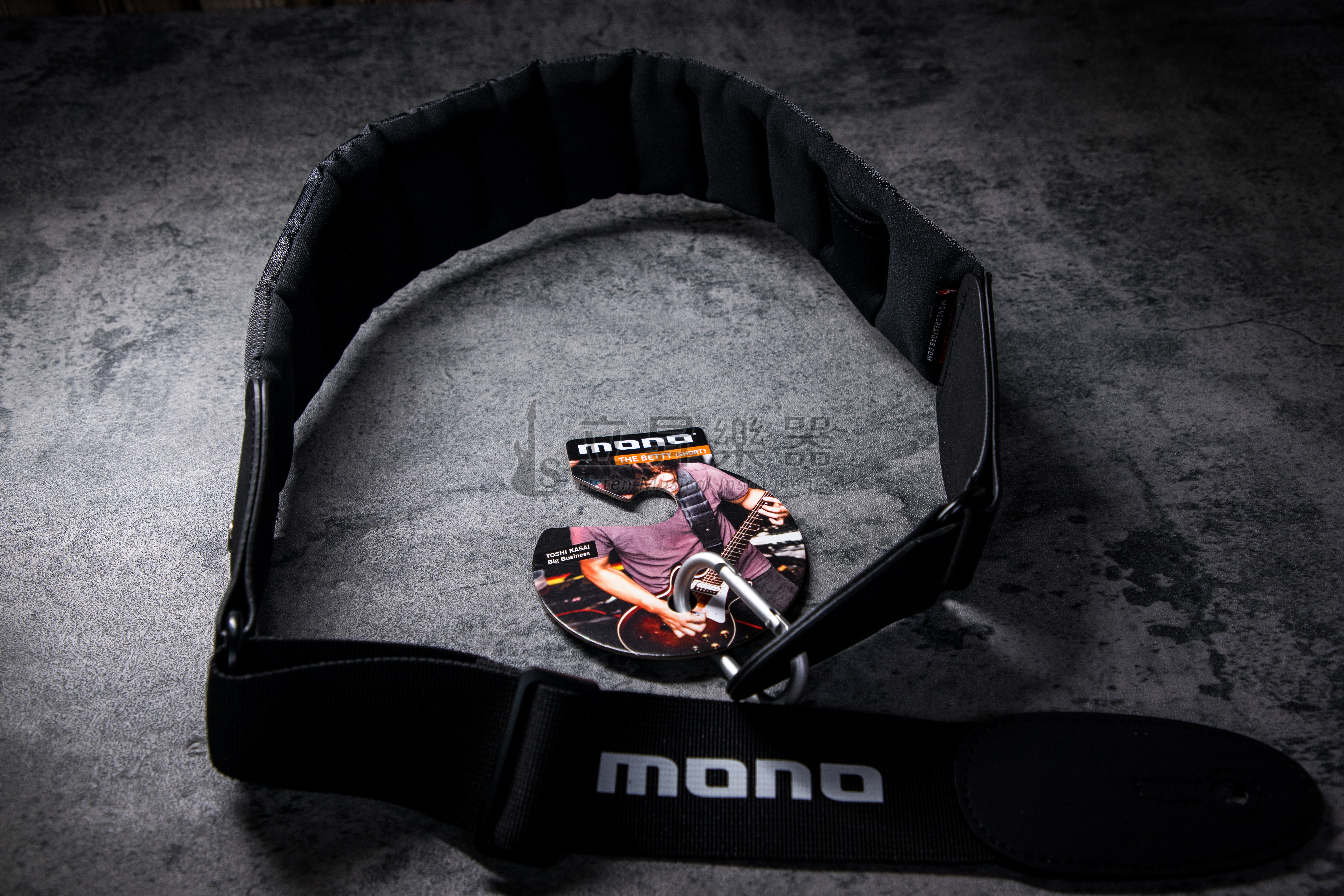 MONO M80 減壓吉他背帶 M80-BTY-BLK-S 黑色 短版 輕量材質 Betty Strap
