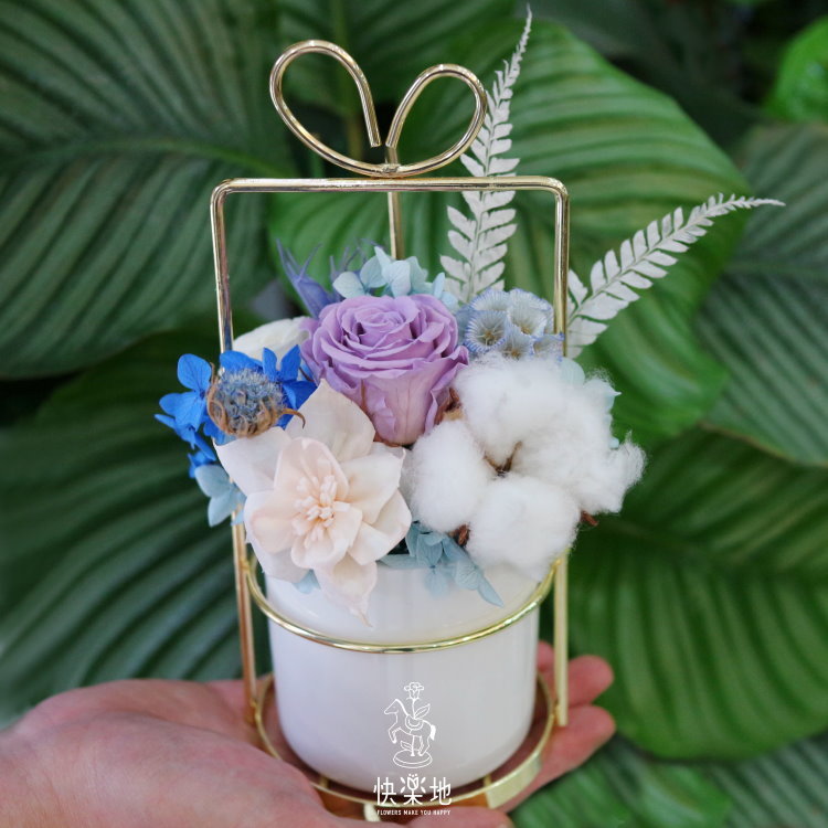 居家DIY課程 I 角落小花園-永生花 PF210511