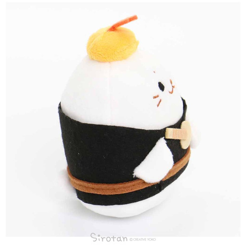 Sirotan 絨毛娃娃、絨毛鑰匙圈 7cm-蝦飯糰侍衛 壽司侍衛