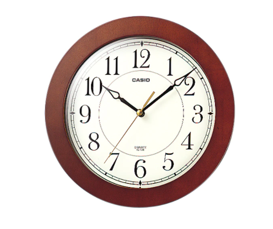 Casio 木紋掛鐘 IQ-126-5