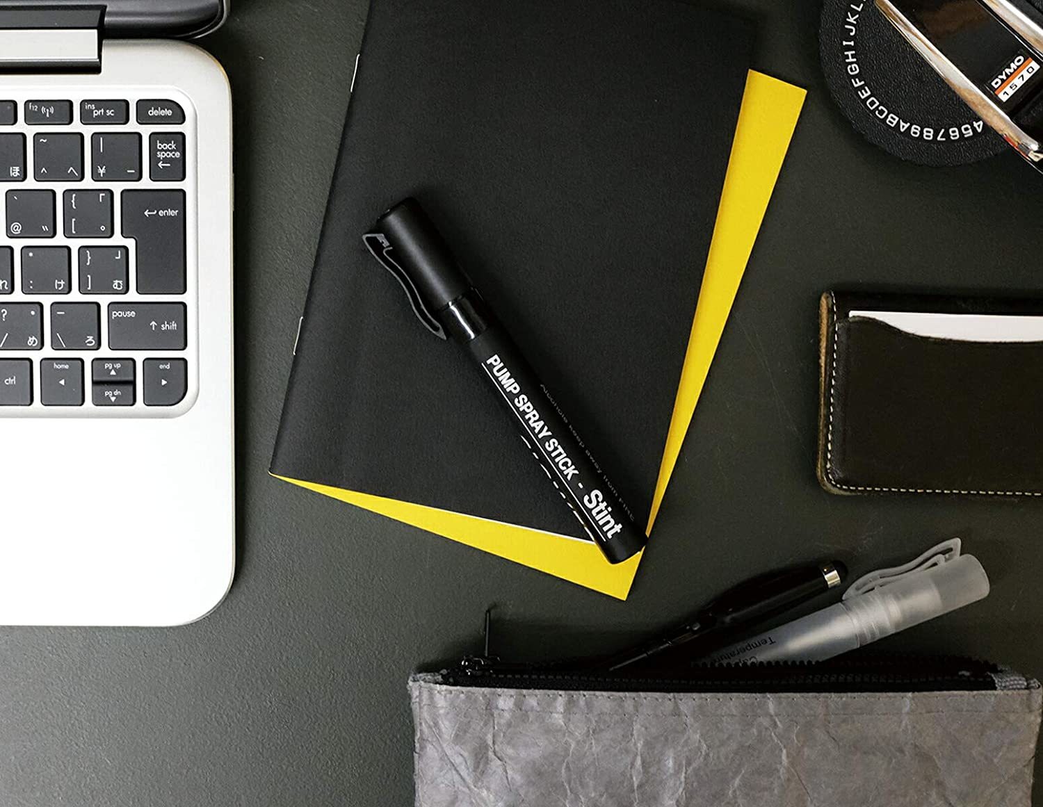 SLOWER Pump Spray Stick 隨身筆式酒精噴霧器 10ml (3入) 黑色