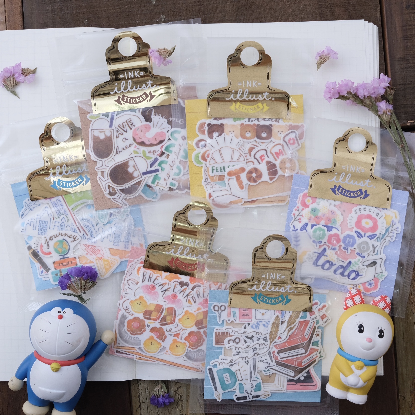 麵包 水彩插畫貼紙包 日本 手帳貼紙｜MIND WAVE 日本