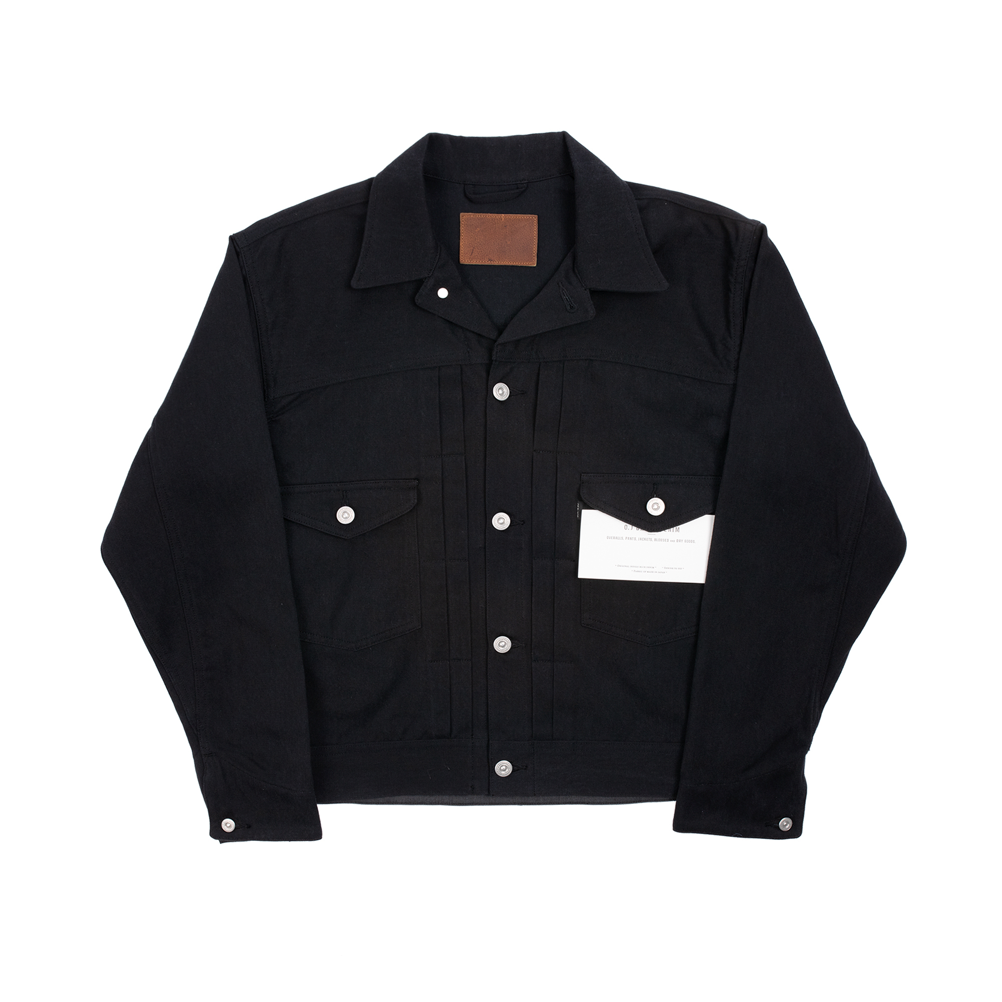 Old Joe Brand - Open Collar Ranch Jacket (Black)