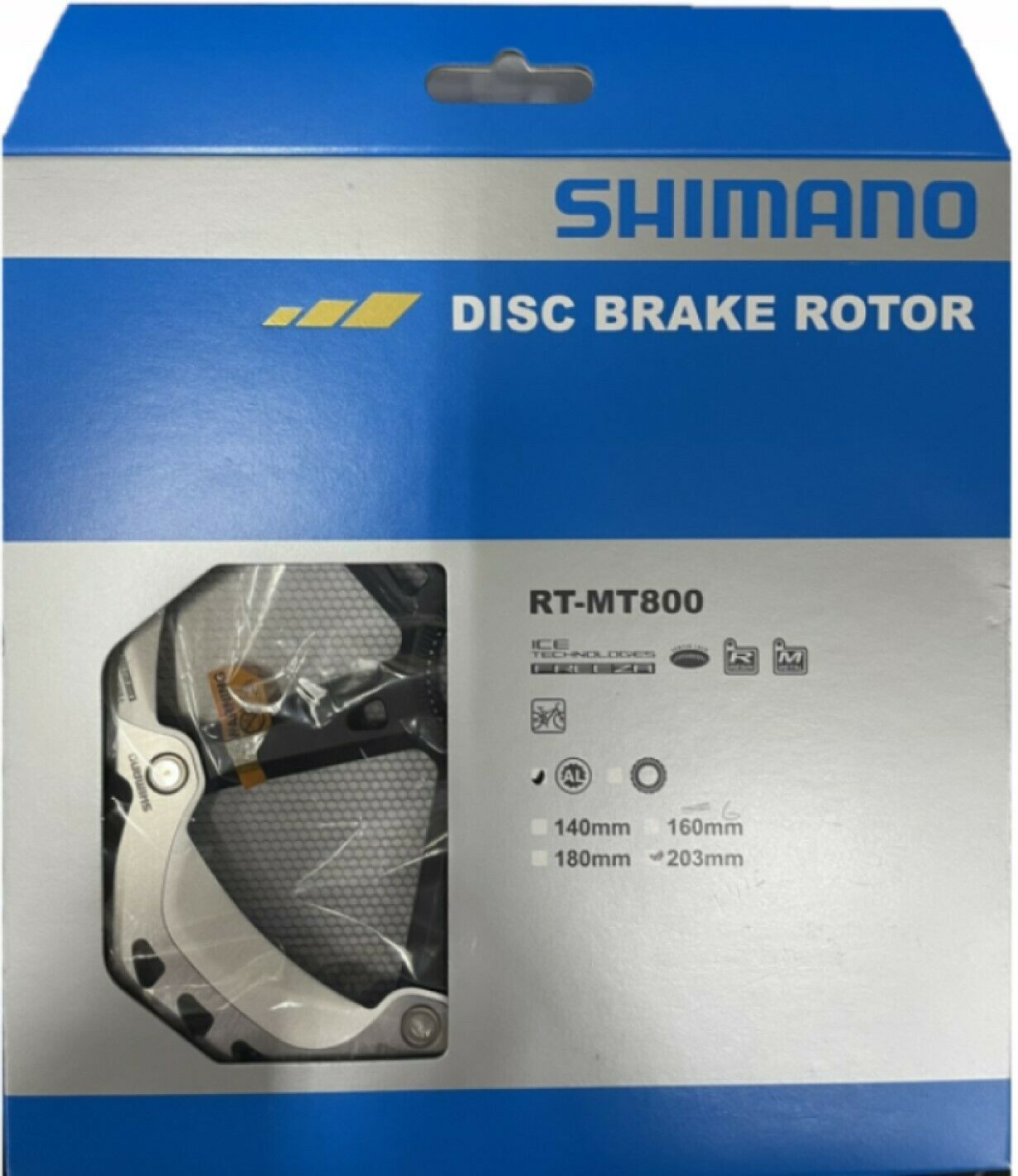 Shimano XT RT-MT800-L ICE-TECH Center Lock Disc Brake R