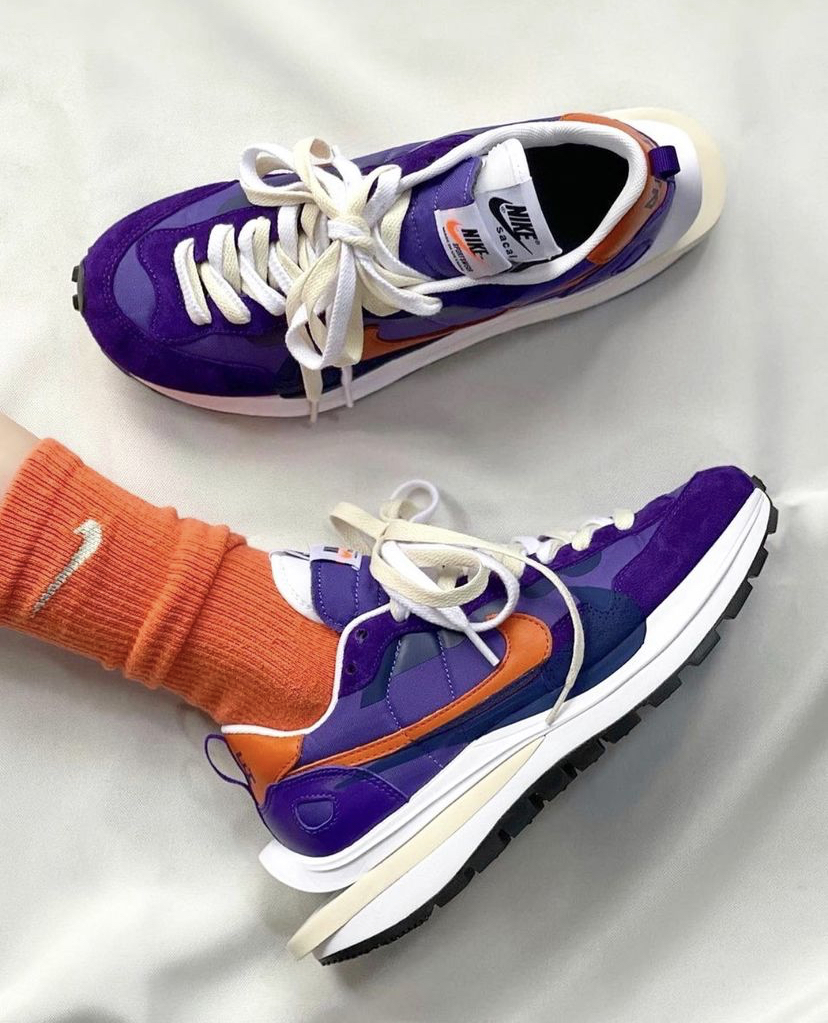 Nike X Sacai VaporWaffle "Dark Iris" 紫金配色 (DD1875-500)