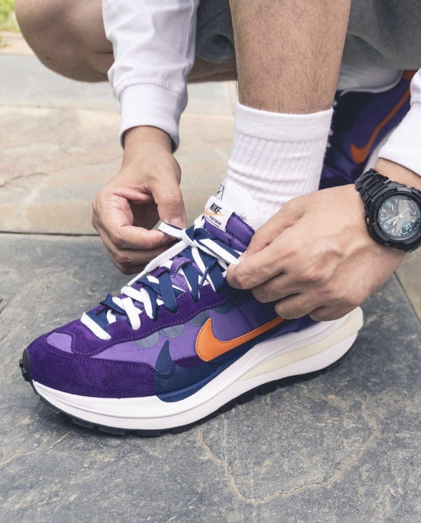 Nike X Sacai VaporWaffle "Dark Iris" 紫金配色 (DD1875-500)