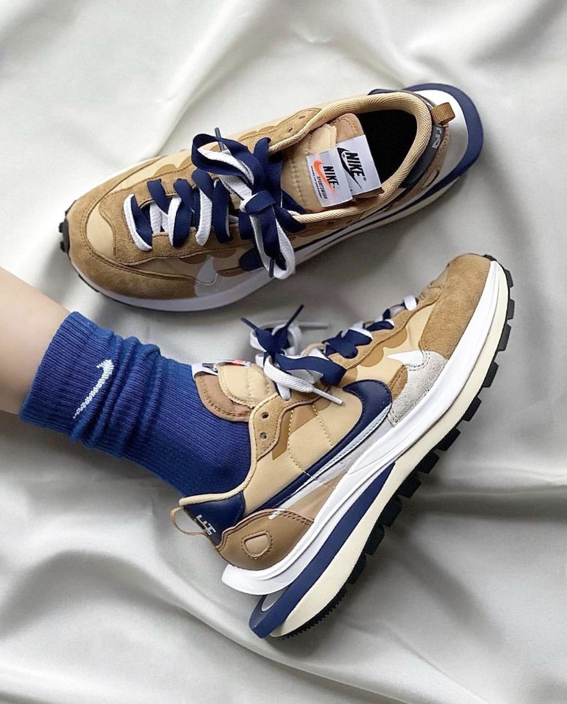 Nike X Sacai VaporWaffle 奶茶卡布奇諾 (DD1875200)