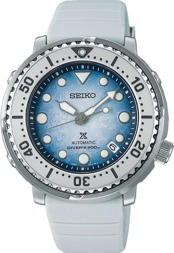 萬年鐘錶 - SEIKO PROPSEX MONSTER  愛海洋南極企鵝腳印機械潛水錶 DIVER SCUBA  SRPG59K1 / 4R35-04Z0H 錶徑43.2MM