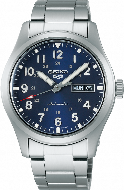 萬年鐘錶 - SEIKO  5 Sports  經典數字機械男錶  4R36-10A0B  /  SRPG29K1 錶徑39.4MM