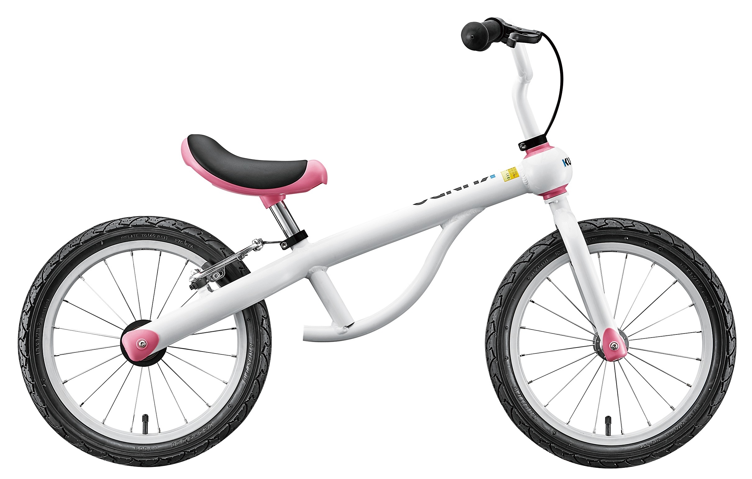 KUNDO SmartTrail 16吋 2 合 1 平衡/單車 粉紅色