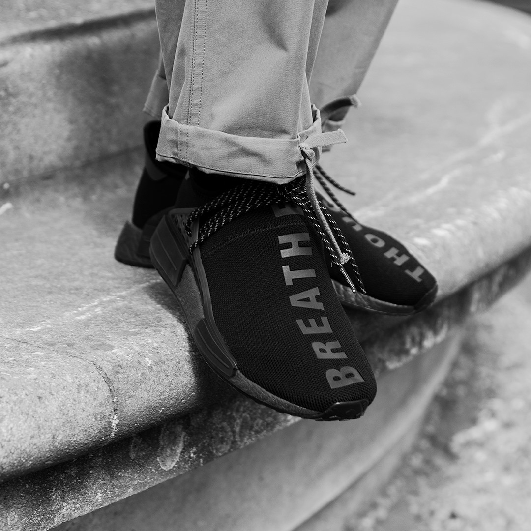 【 adidas x PW HU NMD 菲董聯名鞋款 - 暗黑 】