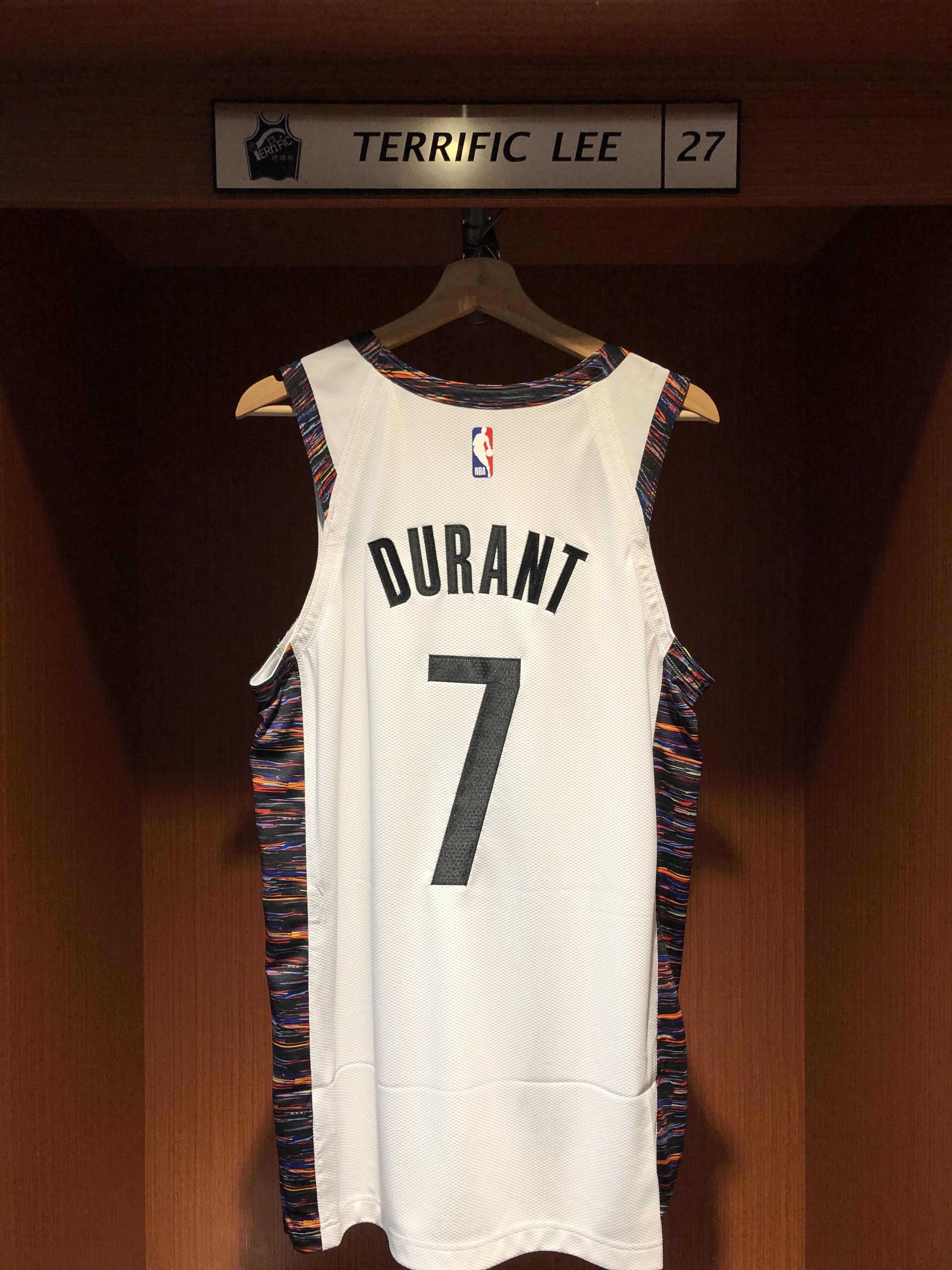 NBA球衣 Kevin Durant 布魯克林籃網城市 City Nike Authentic 球員版 電繡 含贊助商標 全新