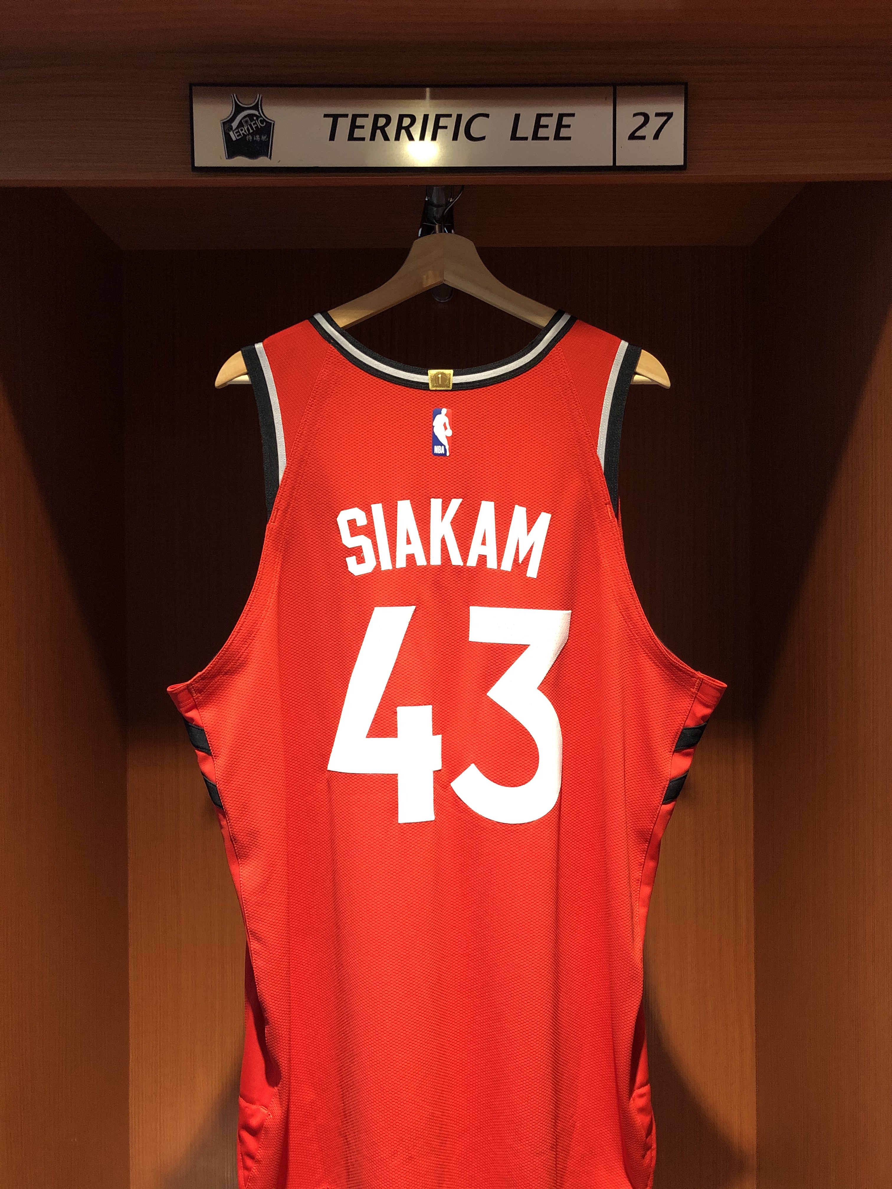 NBA球衣 Pascal Siakam 多倫多暴龍紅 Icon Nike Authentic 球員版 電繡 含贊助商標 全新