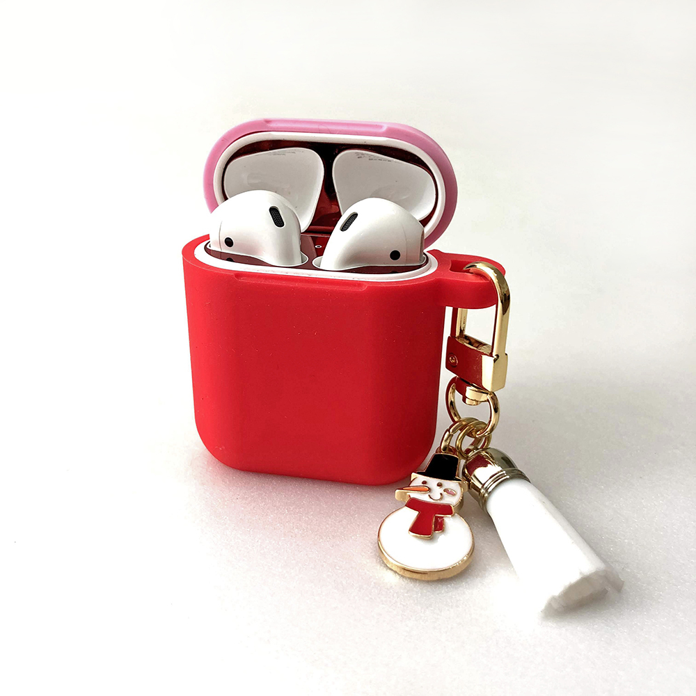 Candies Air Pods收納盒(紅-流蘇)