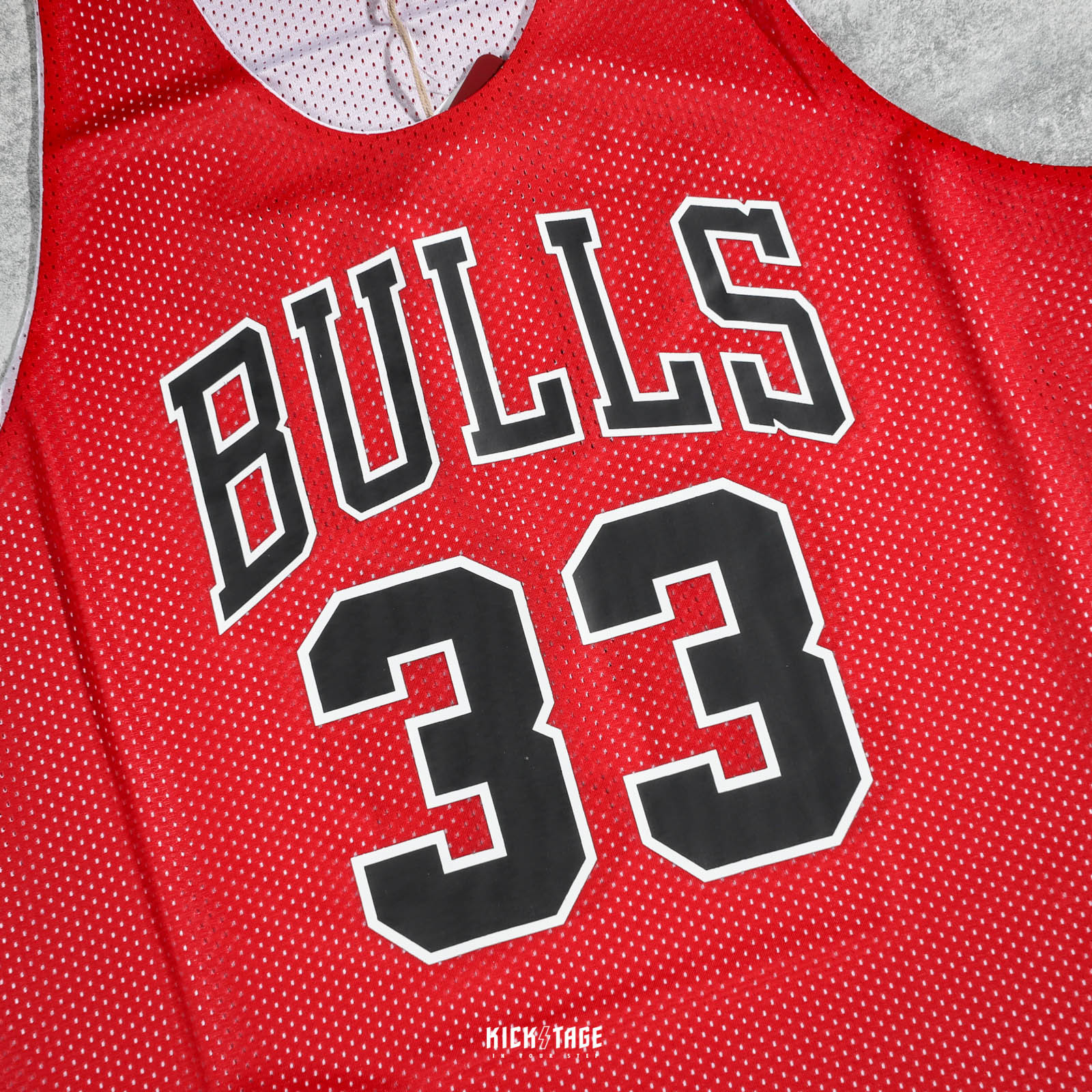 Mitchell & Ness M&N NBA Scottie Pippen 33 紅白芝加哥公牛雙面練