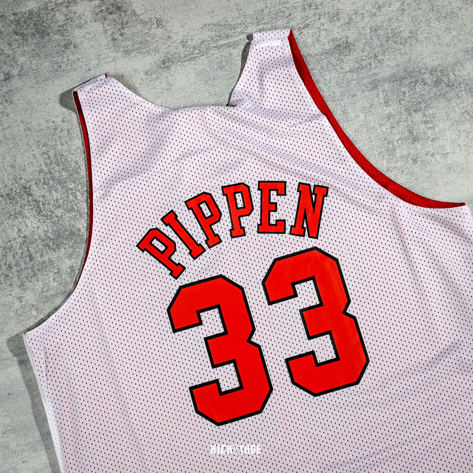 Mitchell & Ness M&N NBA Scottie Pippen 33 紅白芝加哥公牛雙面練