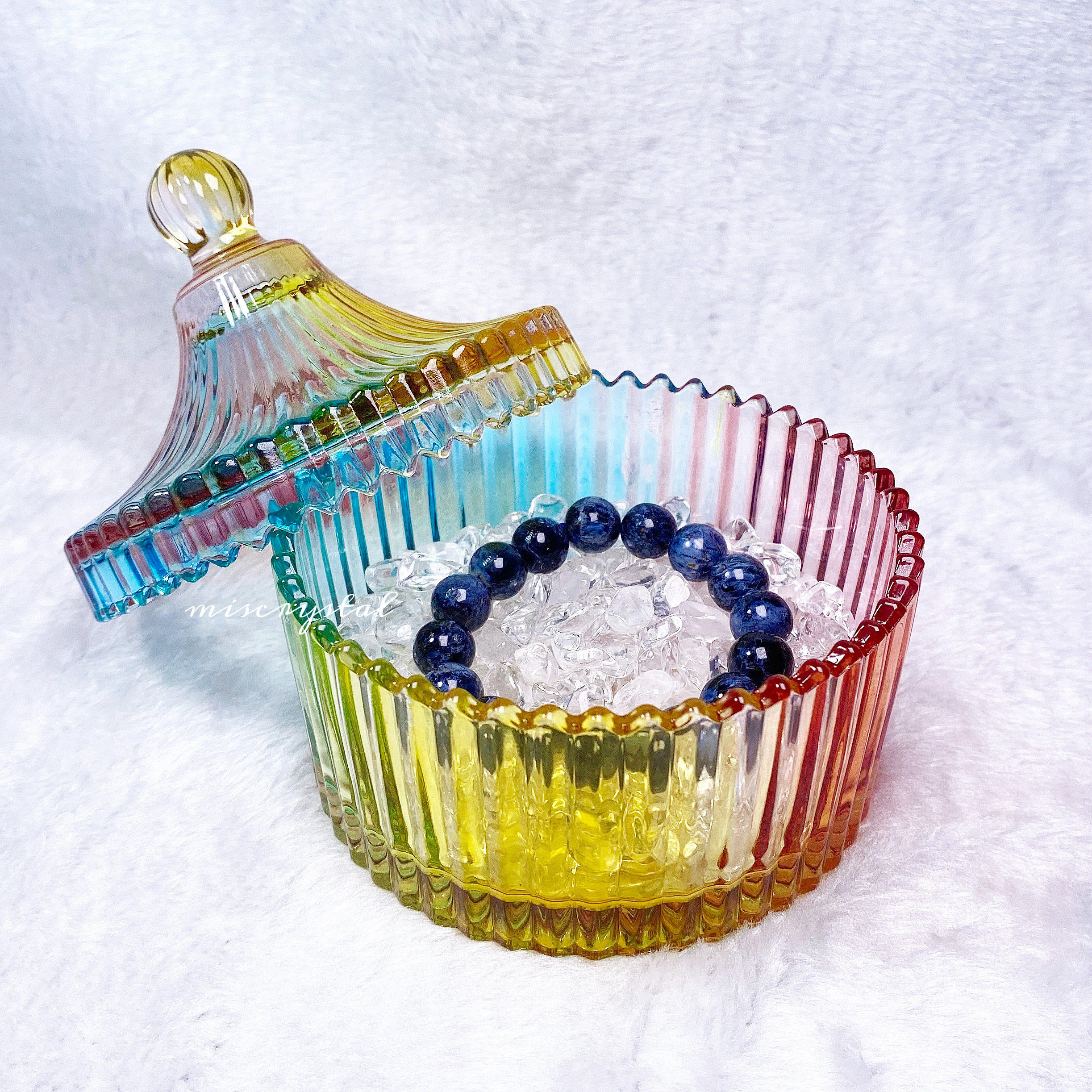 玻璃消磁碗套裝 - 彩虹款