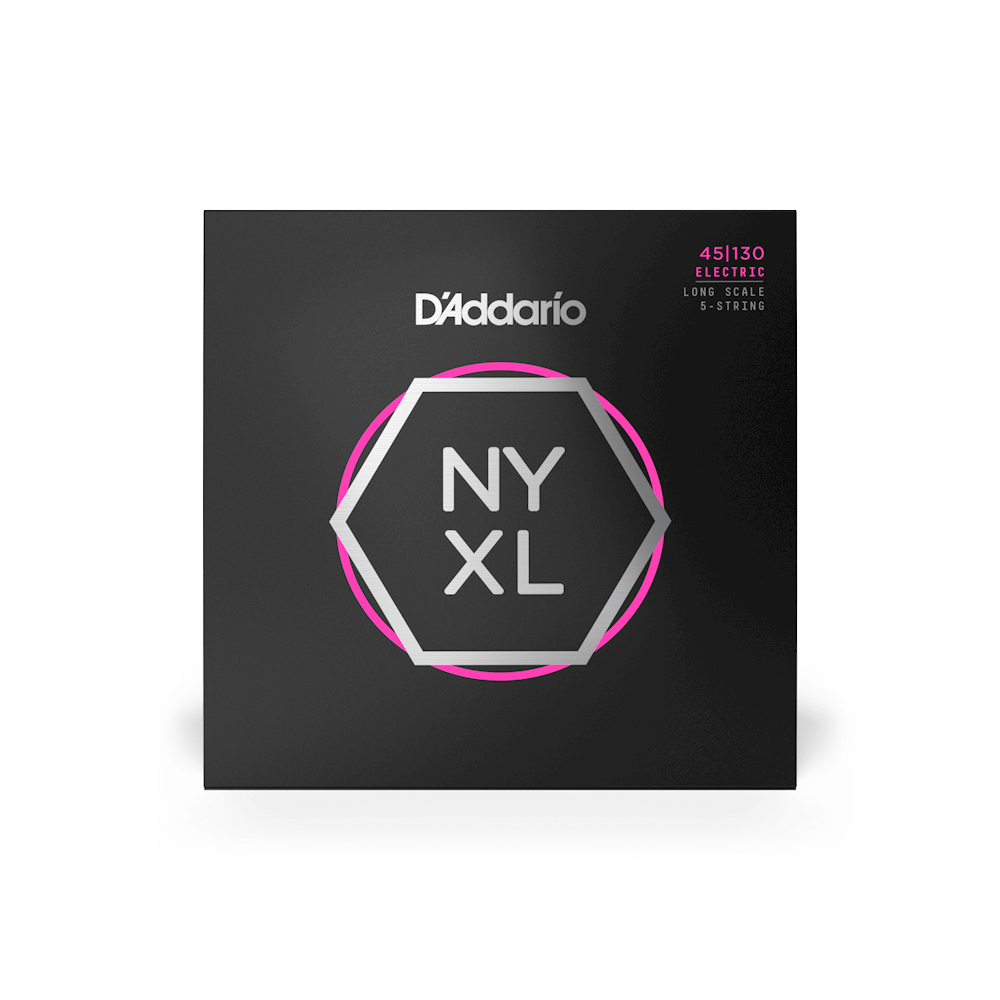 D Addario NYXL45130  NYXL45130SL  5弦電貝斯弦  加長