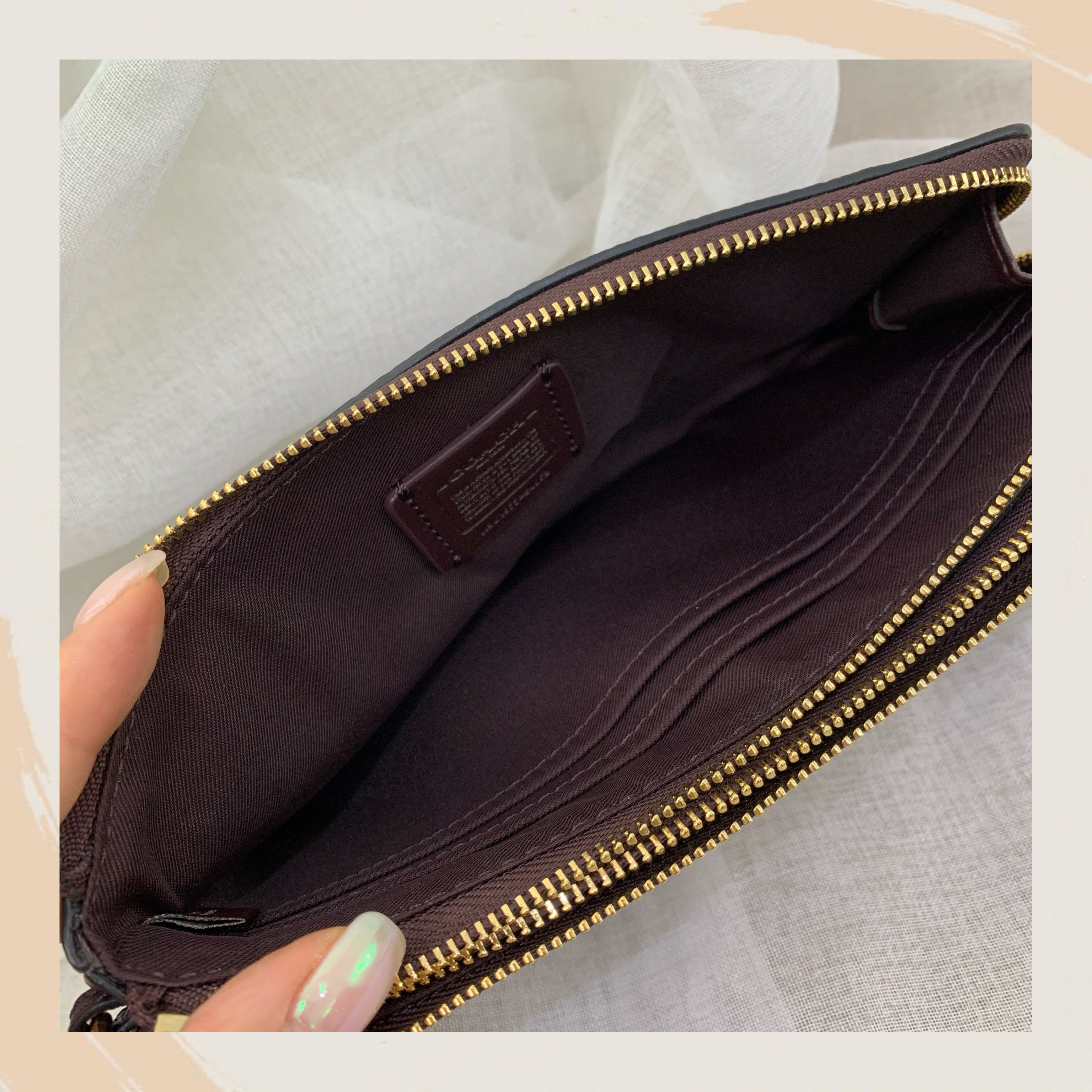 【名牌代購】COACH DOUBLE ZIP WALLET #54052/LIOXB