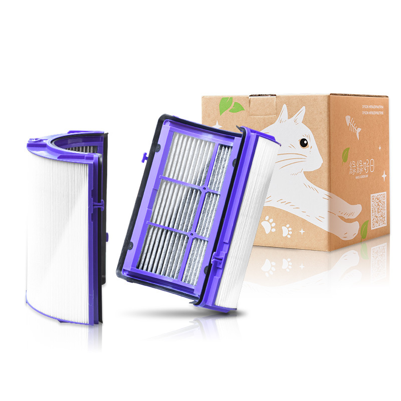 【抗敏套組】綠綠好日 複合型 HEPA濾心 活性碳濾網 適用 Dyson HP06/TP06/PH02/HP07/TP07/HP09/TP09 空氣清淨機
