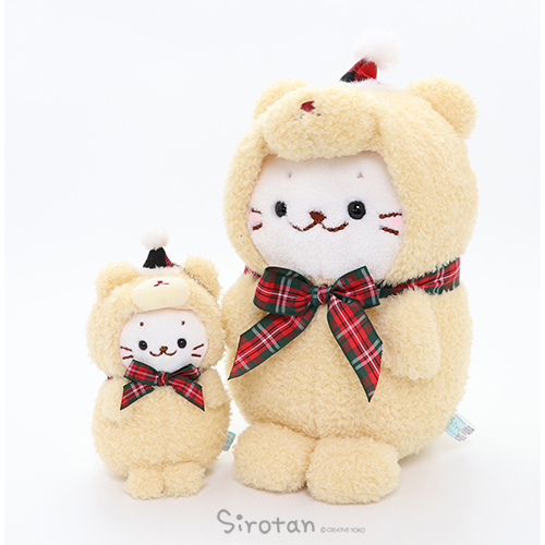 Sirotan 絨毛娃娃-聖誕熊 20cm 10cm