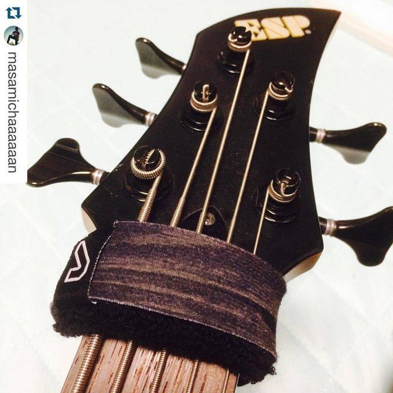 悶音束帶 Gruv Gear FretWrap 黑檀木紋 S/M