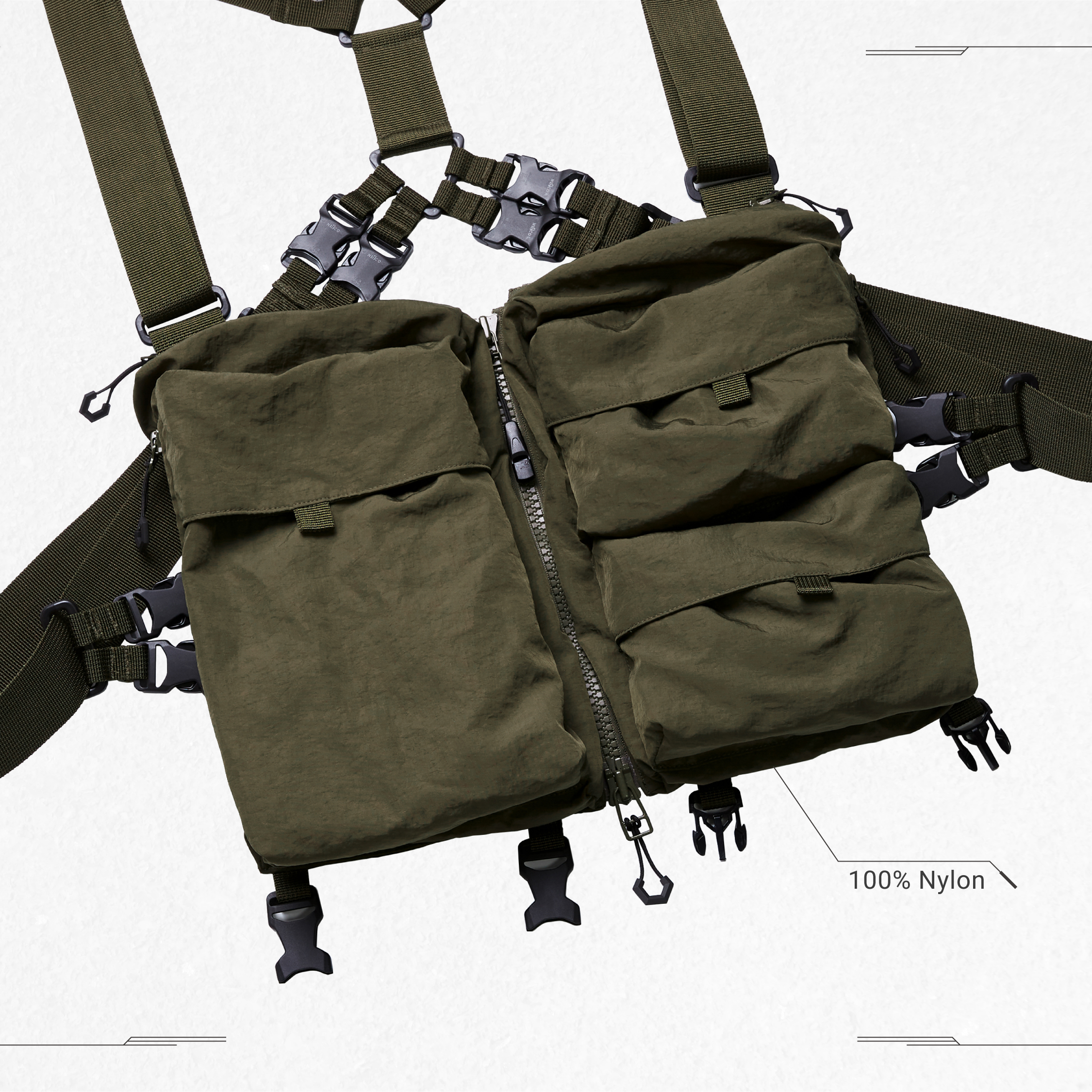 GOOPiMADE® 21 S/S “VP-01” Utility G-Mask Bag - Feuille