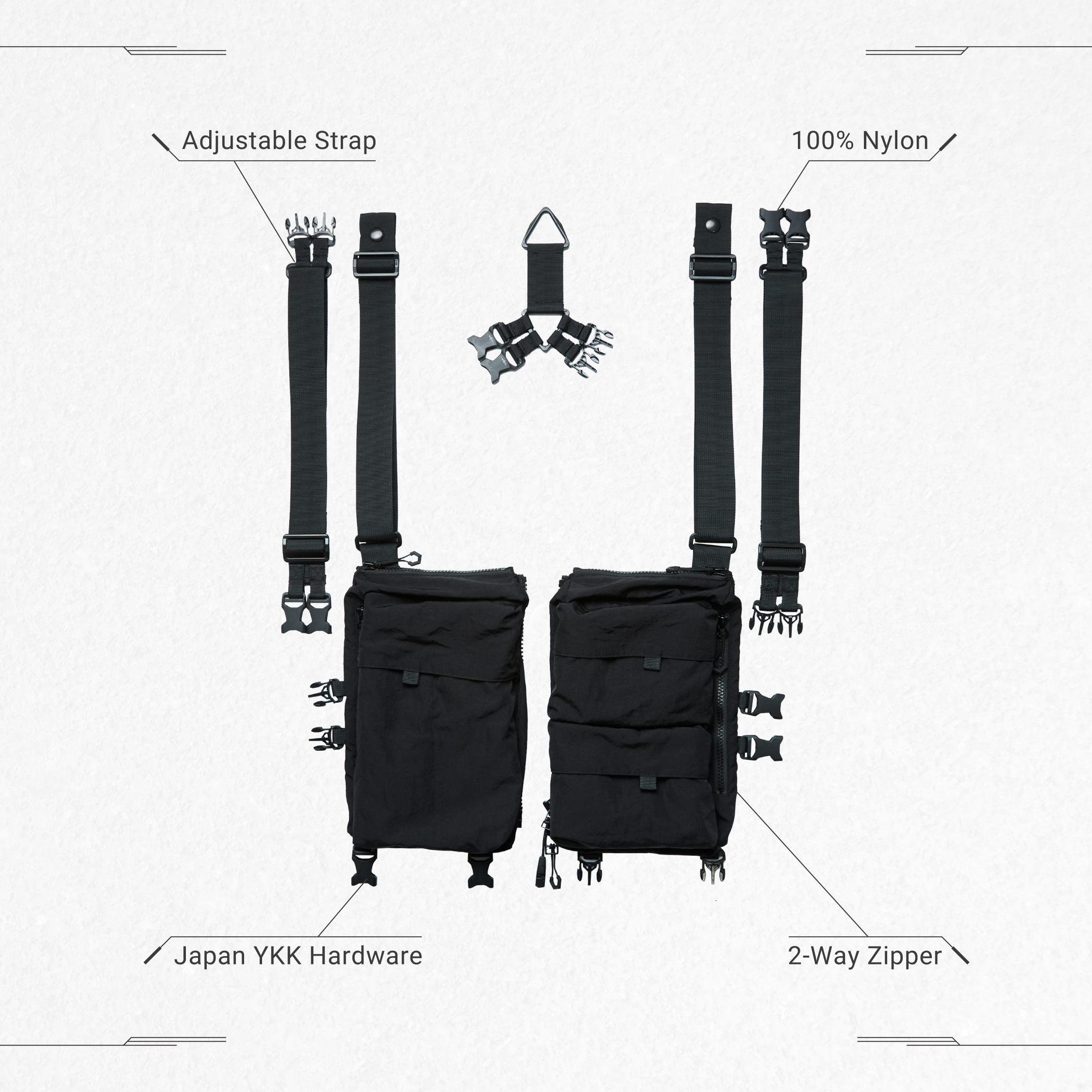 GOOPiMADE® 21 S/S “VP-01” Utility G-Mask Bag - Shadow