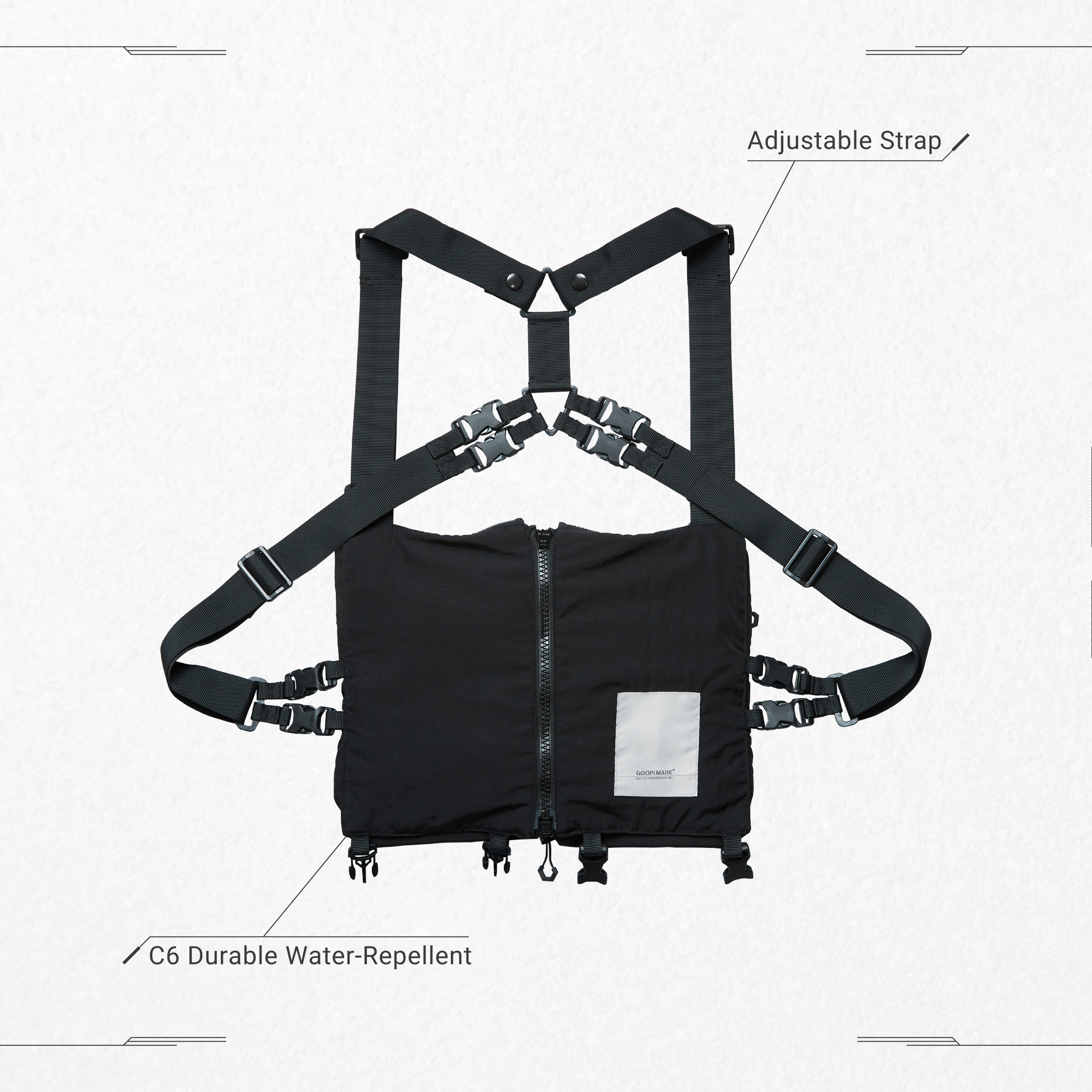GOOPiMADE® 21 S/S “VP-01” Utility G-Mask Bag - Shadow