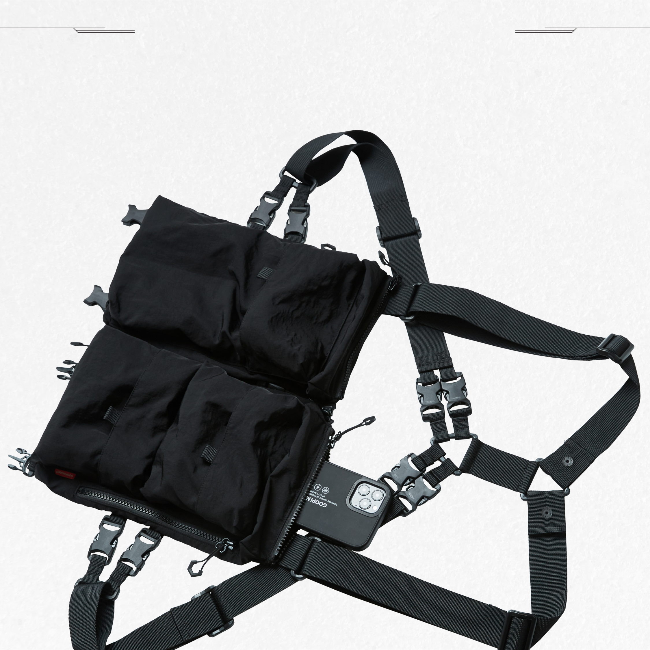 GOOPiMADE® 21 S/S “VP-01” Utility G-Mask Bag - Shadow
