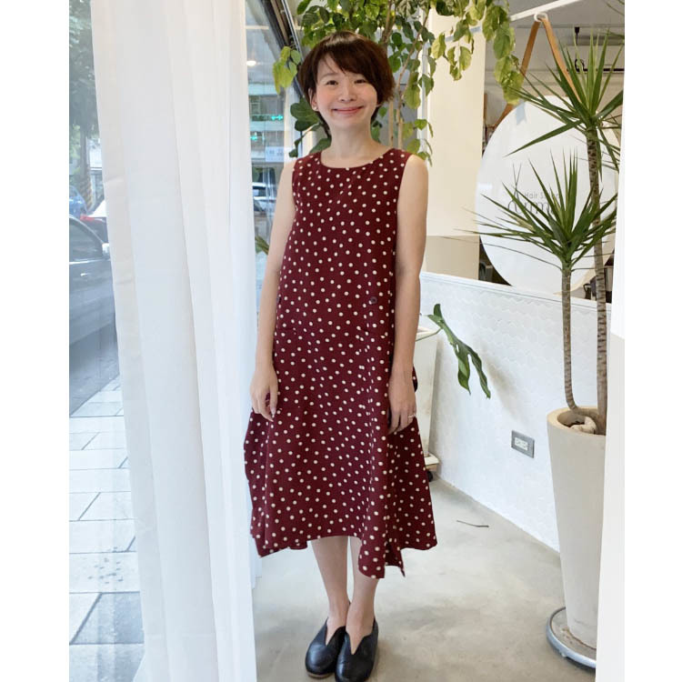 夢遊日記無袖洋裝-美夢