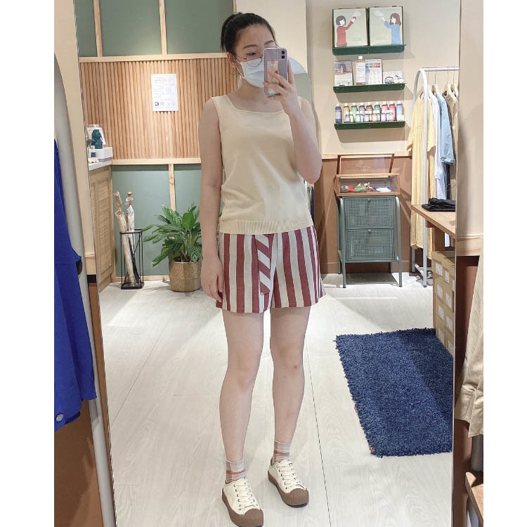 隨安針織軟紋背心-一春